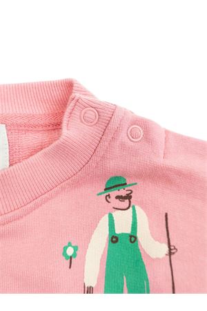 pink cotton sweatshirt BOBO CHOSES KIDS | B126AB041.